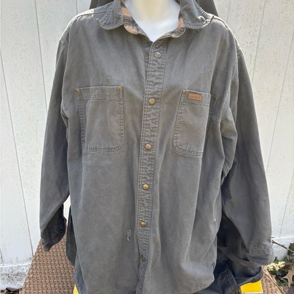 Carhartt Other - Vintage Carhartt flannel lined shirt jacket sz M